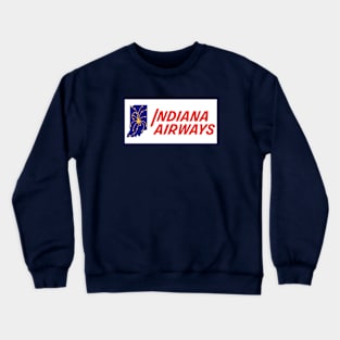 Indiana Airways - Parks And Rec Fake Airline Crewneck Sweatshirt